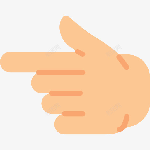 指向左图标png_新图网 https://ixintu.com 手势 手和手势 手指指向左 接口方面