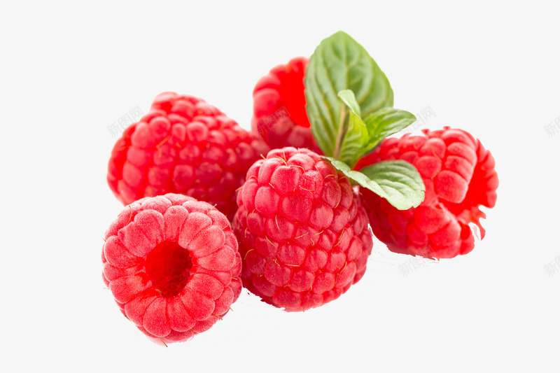 红色水果png免抠素材_新图网 https://ixintu.com 夏季水果 果实 树莓 桑椹 食物