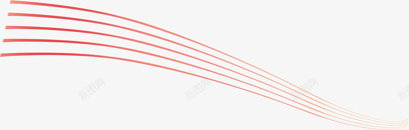红色五线谱png免抠素材_新图网 https://ixintu.com 五线谱 曲线 红色