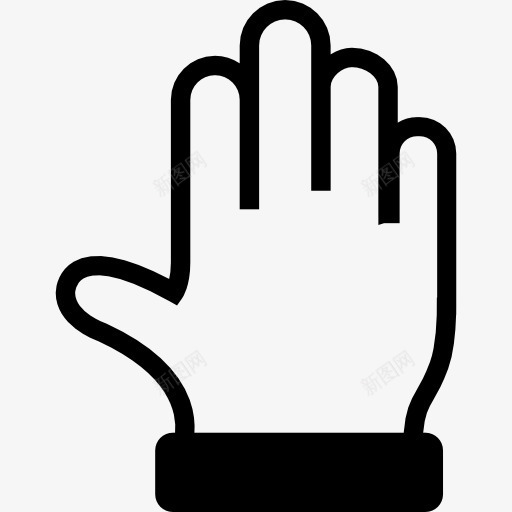 手的姿态图标png_新图网 https://ixintu.com 停止 停止的标志 手 手势 手指