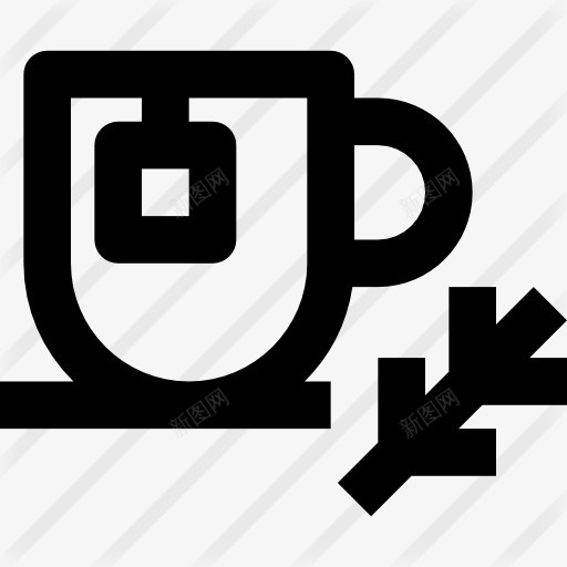茶图标png_新图网 https://ixintu.com 一杯茶 喝热饮料 有机食品餐厅 杯子 茶叶 食品