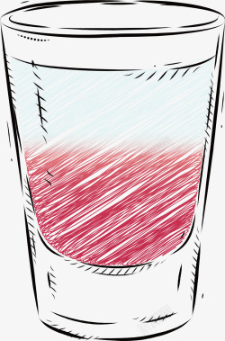 夏季冰摩卡饮品手绘的夏季冰摩卡饮品矢量图高清图片
