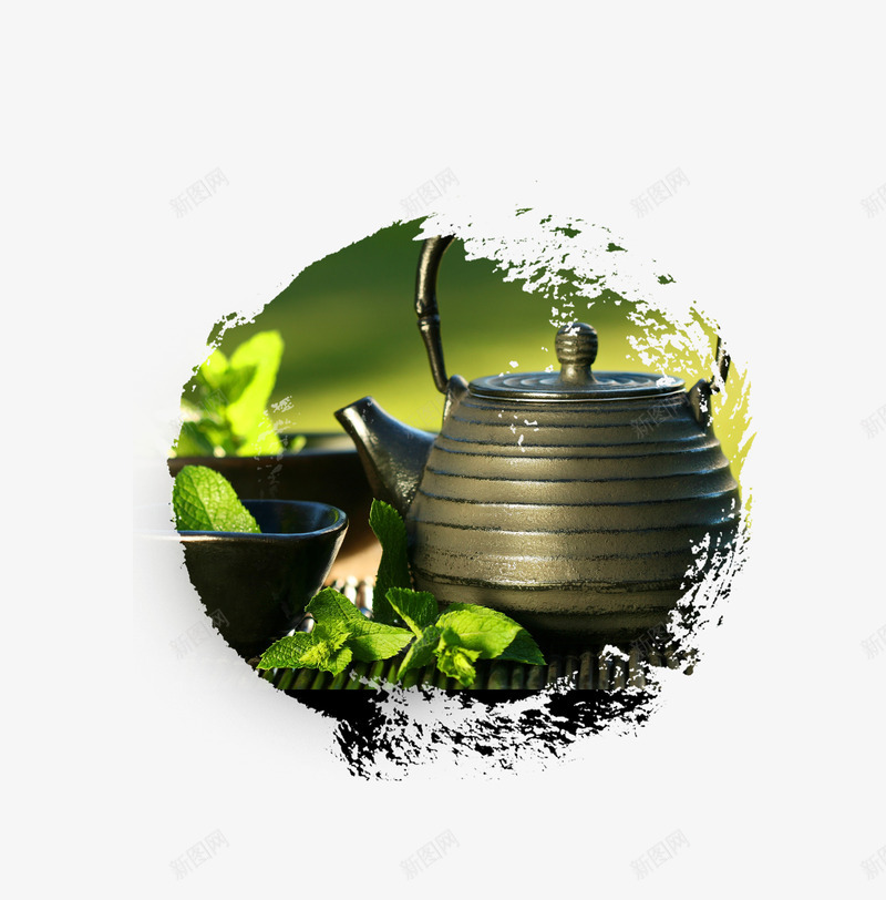 茶壶png免抠素材_新图网 https://ixintu.com 壶 茶 茶叶 茶壶 茶水