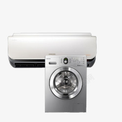 电器组合空调洗衣机素材