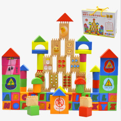 城堡积木玩具素材