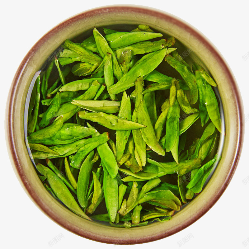 一碗绿茶png免抠素材_新图网 https://ixintu.com 产品实物 免费png素材 绿色 绿茶叶 茶