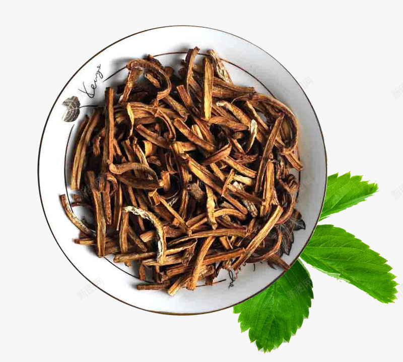 药材牛蒡茶png免抠素材_新图网 https://ixintu.com 养生 植物 牛蒡茶 茶叶 药材