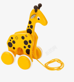 长颈鹿玩具学步车素材