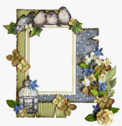 花式相框古典花园相框高清图片