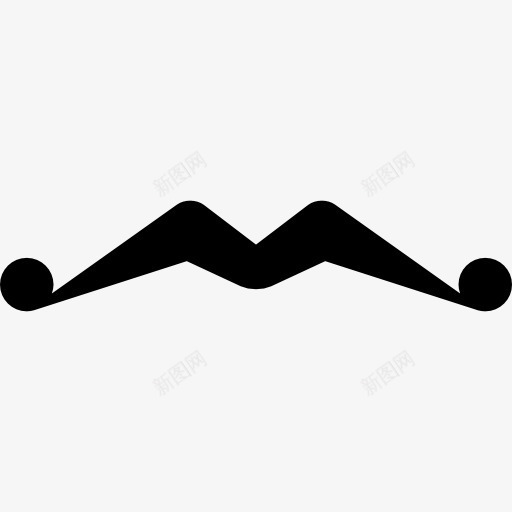 胡子图标png_新图网 https://ixintu.com 手势 服装 男性阳刚 胡子 面部毛发
