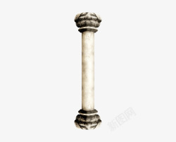 古代房屋柱子素材