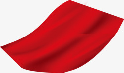 红色企业丝带装饰创意素材