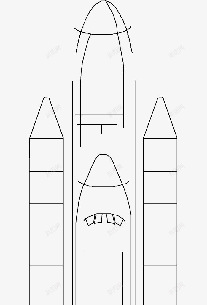 PPT创意航天飞机图标矢量图ai_新图网 https://ixintu.com 图标 太空 航天飞机 矢量图