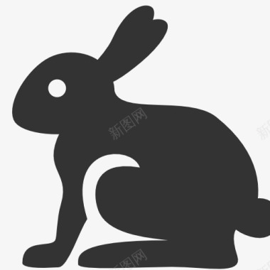 复活节兔子windows8Metrostyleicon图标图标