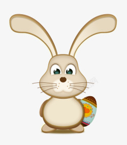 兔子复活节鸡蛋兔子和复活节彩蛋素材