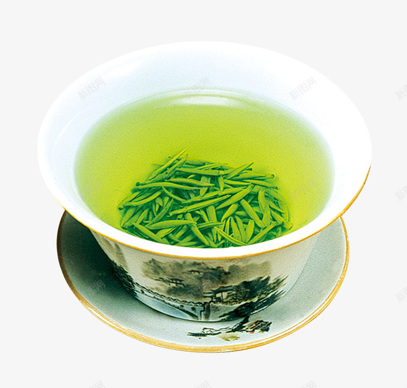 清新茶具茶杯茶叶png免抠素材_新图网 https://ixintu.com 清新 茶具 茶叶 茶杯