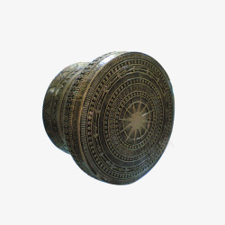 古代青铜铜鼓素材