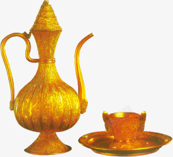 古代文物酒壶素材