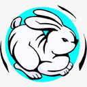 手绘小白兔png免抠素材_新图网 https://ixintu.com 兔子 卡通 小白兔 尾巴 手绘 生肖 生肖版 白色 长耳朵