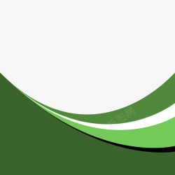 绿色曲线矢量图素材