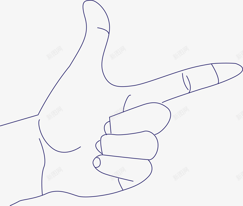 手指手势图png免抠素材_新图网 https://ixintu.com 卡通手 卡通手图 卡通竖拇指 可爱手指 手势 手型图 手姿势 手指 手掌 拇指 矢量手