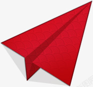 红色纸飞机素材