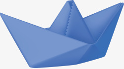 折纸小船小船矢量图高清图片