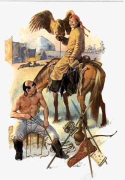 古代奴隶古代士兵和奴隶高清图片