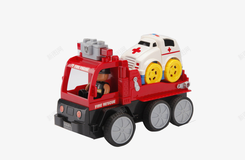 玩具大卡车png免抠素材_新图网 https://ixintu.com 儿童玩具 卡车装卡车 小卡车 玩具车