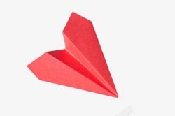 红色纸飞机素材