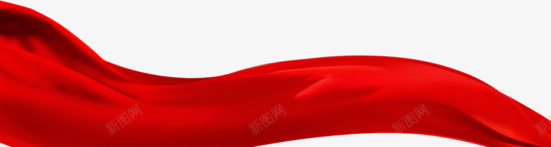 红色丝带创意装饰png免抠素材_新图网 https://ixintu.com 丝带 创意 红色 装饰