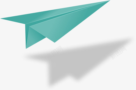 绿色的纸飞机飞起来png免抠素材_新图网 https://ixintu.com 绿色 起来 飞机