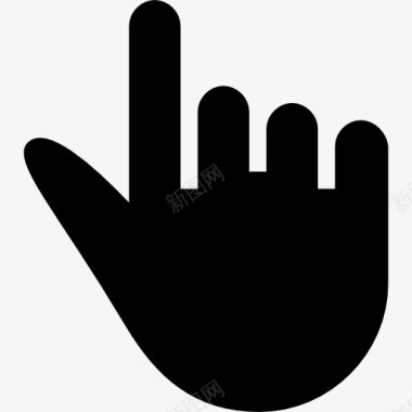一个手指指向图标图标