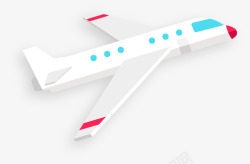 小飞机图案白色飞机矢量图高清图片