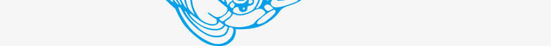 扁平化蓝色飞天装饰图png免抠素材_新图网 https://ixintu.com 扁平化 曲线 线条 蓝色 装饰图 飞天