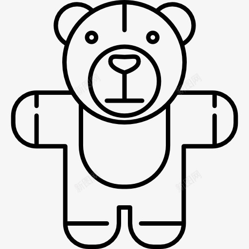TeddyBear图标png_新图网 https://ixintu.com 动物 可爱的 填充玩具动物 毛绒玩具 毛茸茸的 熊