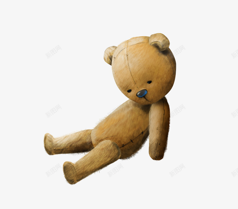 玩具小熊棕色png免抠素材_新图网 https://ixintu.com 小熊 棕色 熊 玩具