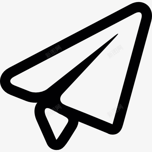 电报标志图标png_新图网 https://ixintu.com 折纸 折纸飞机 接口 纸飞机 飞机的折纸