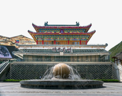 华丽宫殿中国古代的建筑高清图片