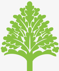 绿色装饰树矢量图素材