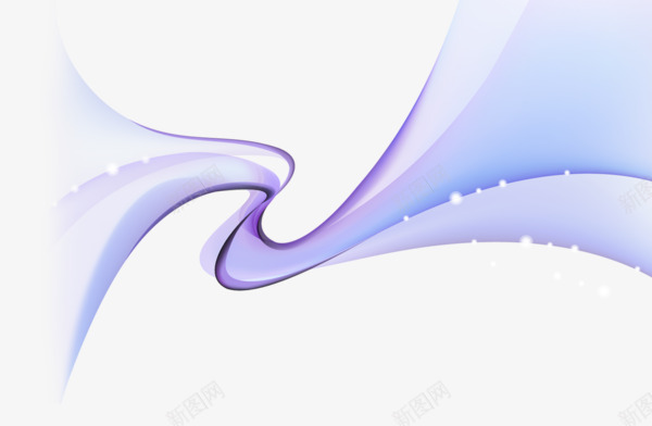 紫色曲线png免抠素材_新图网 https://ixintu.com 元素 曲线 曲线条 紫色 网站设计