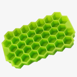 绿色蜂巢冰格素材