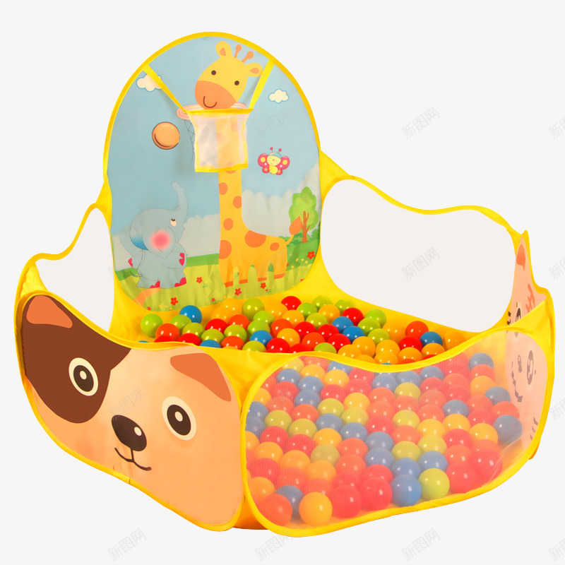 海洋球池png免抠素材_新图网 https://ixintu.com 产品实物 儿童帐篷 免费png图片 婴儿玩具 室内 折叠 玩具