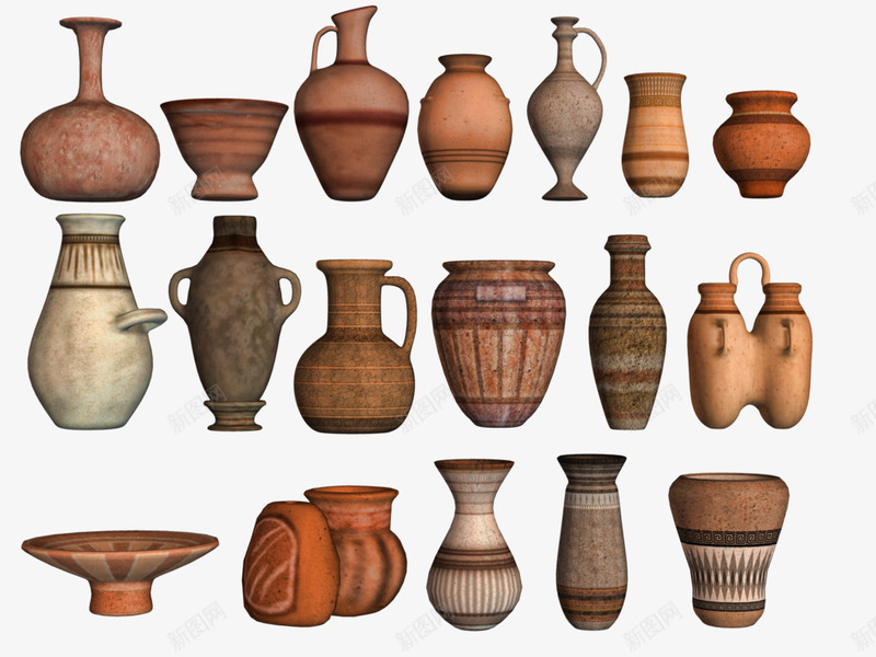 古典的陶瓷png免抠素材_新图网 https://ixintu.com 古代 罐子 陶瓷
