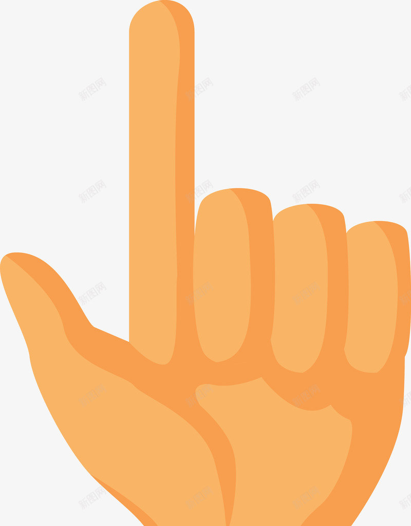 扁平化卡通竖着的手指图png免抠素材_新图网 https://ixintu.com 卡通手 卡通手图 卡通竖拇指 可爱手指 手势 手型图 手姿势 手指 手掌 拇指 矢量手