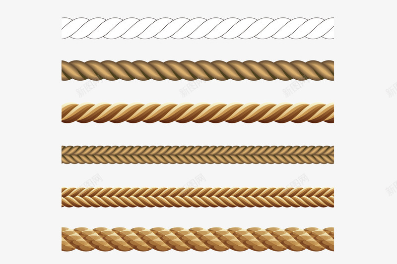 绳子组合png免抠素材_新图网 https://ixintu.com 组合 绳子实物图 麻绳 黄色