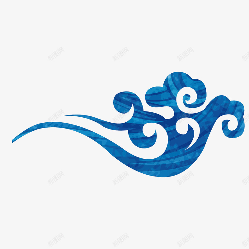 蓝色水纹png免抠素材_新图网 https://ixintu.com 夏季 水纹 海洋 蓝色