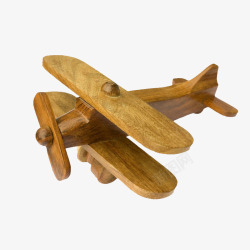 木头飞机素材