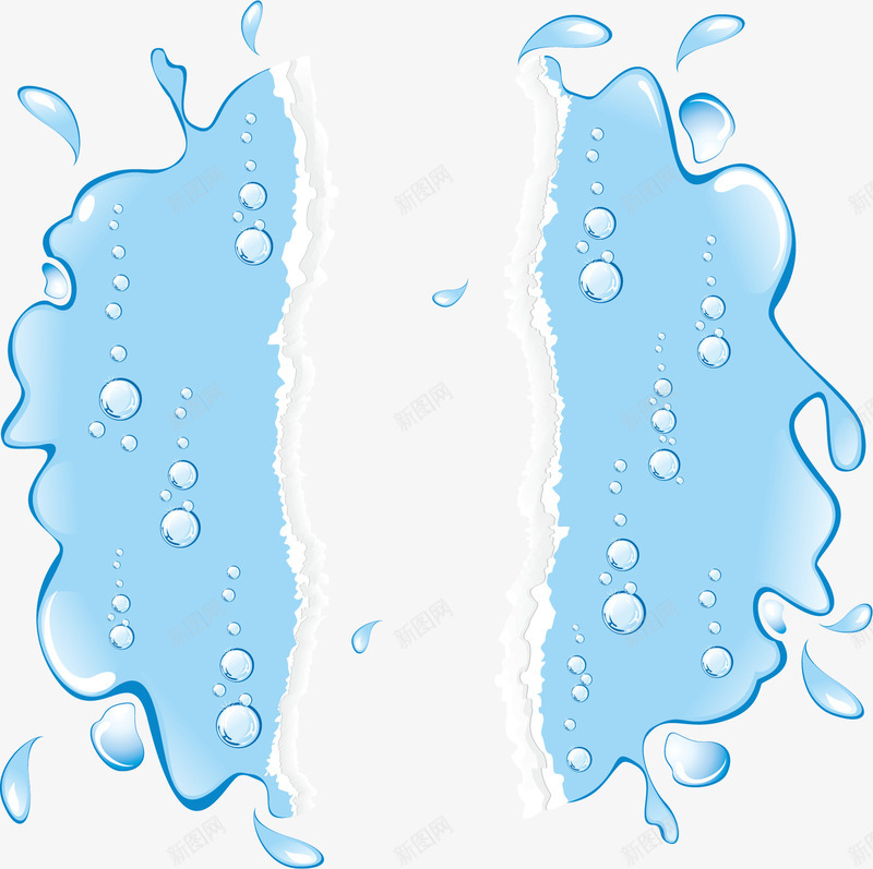 文案背景元素水淡蓝色水滴png免抠素材_新图网 https://ixintu.com 文案背景 文案背景元素 水 水滴 淡蓝色