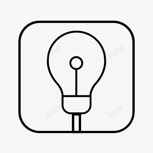 思想光解决方案技术组合图标png_新图网 https://ixintu.com Idea light solution 光 思想 解决方案